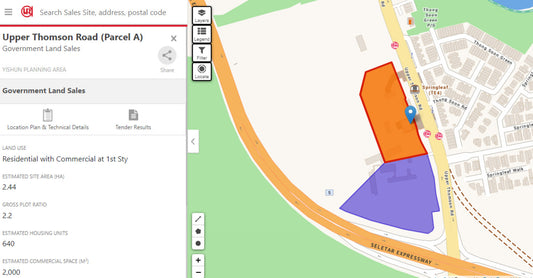 No bids submitted for Upper Thomson Road GLS site