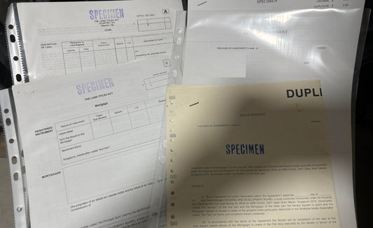 losing SCT singapore title deed (SCT) for your HDB