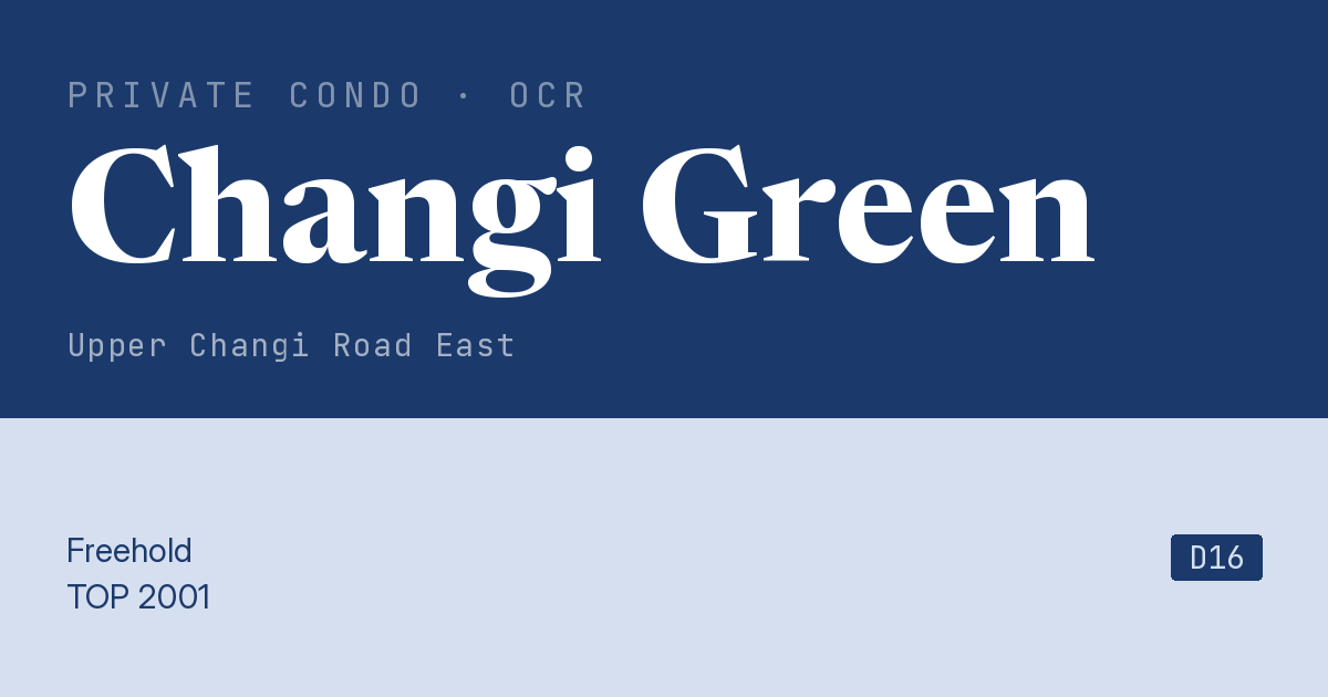 Changi Green Resale | Price, Transactions, Rental & Analysis