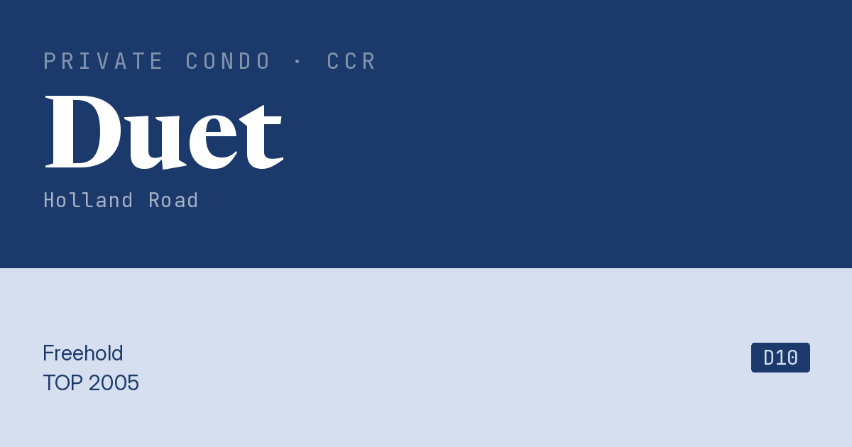 Duet Resale | Price, Transactions, Rental & Analysis