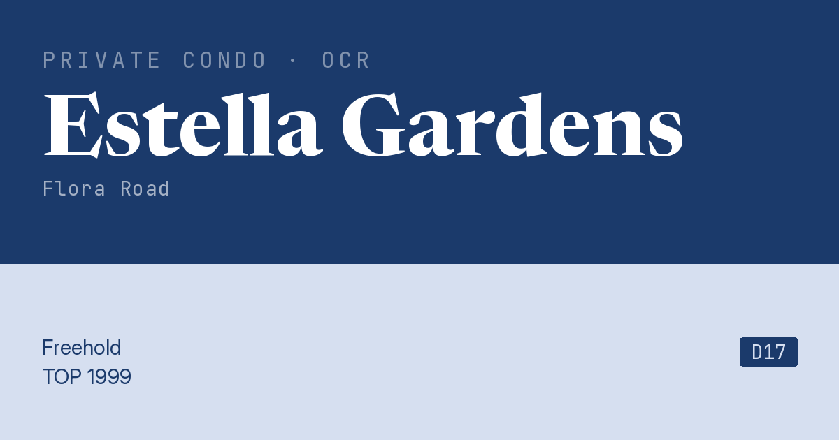 Estella Gardens Resale | Price, Transactions, Rental & Analysis