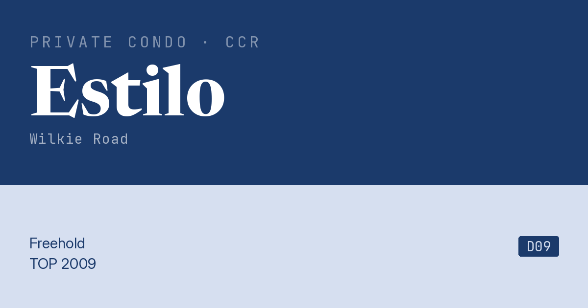 Estilo Resale | Price, Transactions, Rental & Analysis