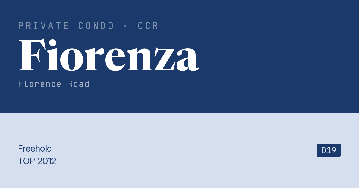 Fiorenza Resale | Price, Transactions, Rental & Analysis