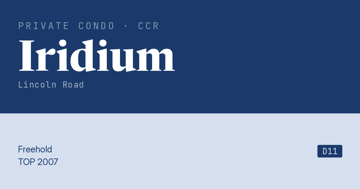 Iridium Resale | Price, Transactions, Rental & Analysis