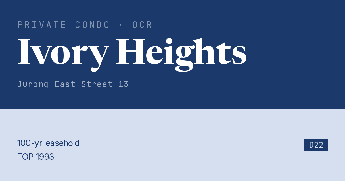 Ivory Heights Resale | Price, Transactions, Rental & Analysis