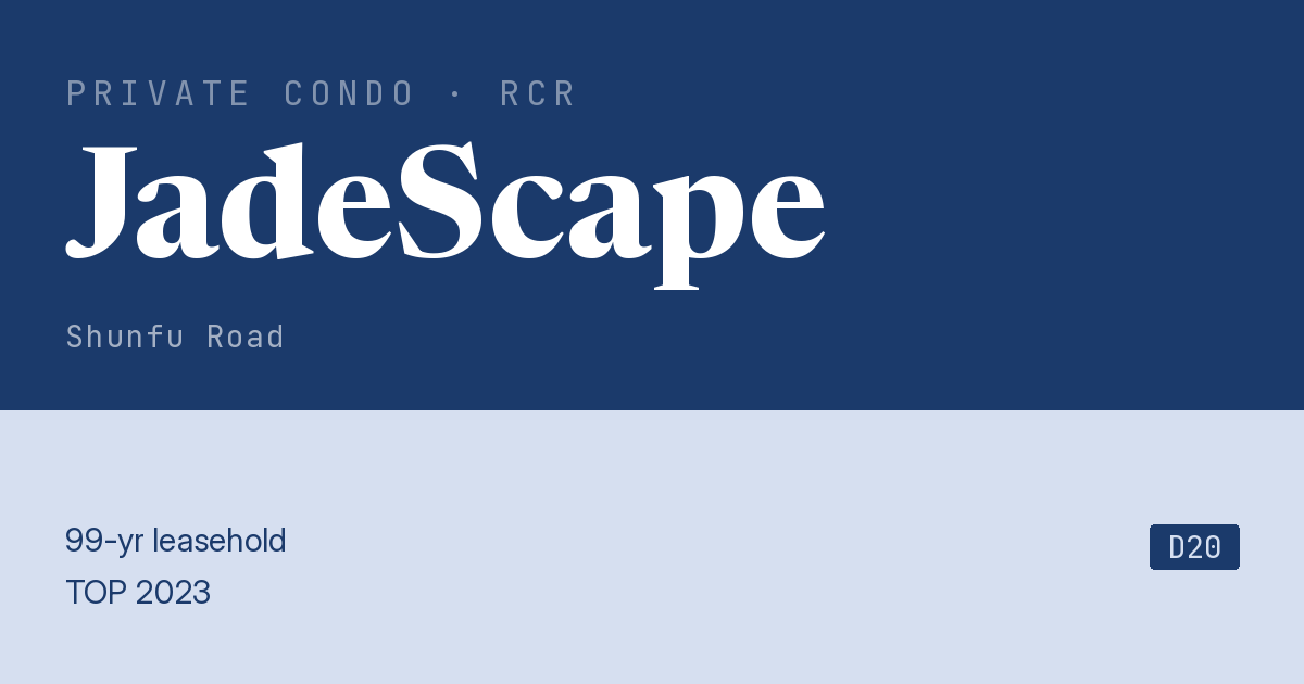 JadeScape Resale | Price, Transactions, Rental & Analysis