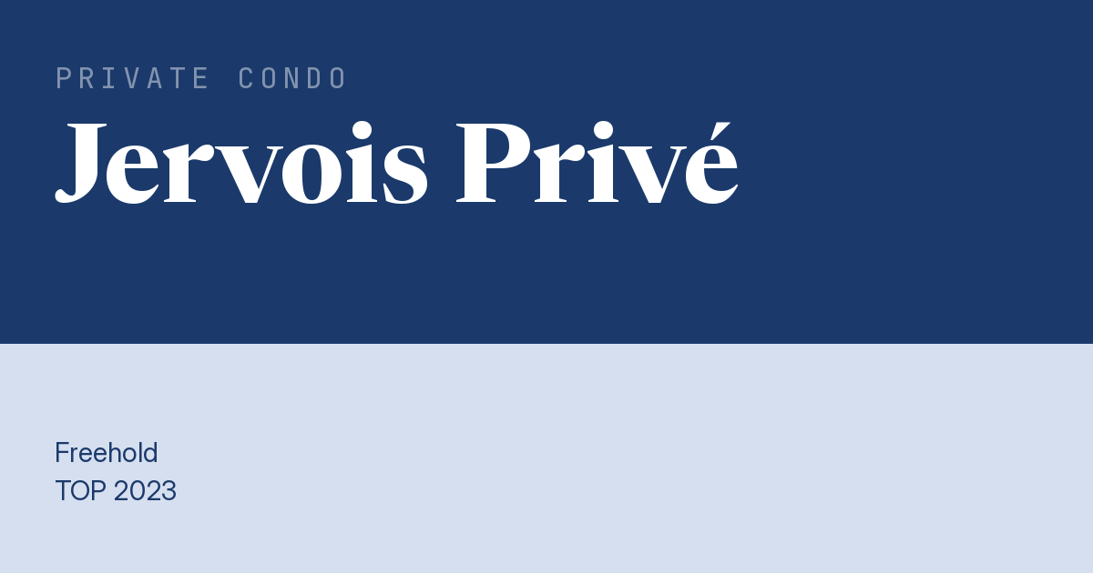 Jervois Privé Resale | Price, Transactions, Rental & Analysis