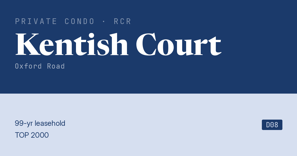 Kentish Court Resale | Price, Transactions, Rental & Analysis