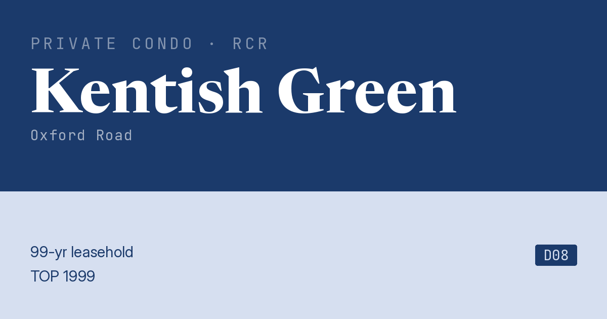 Kentish Green Resale | Price, Transactions, Rental & Analysis