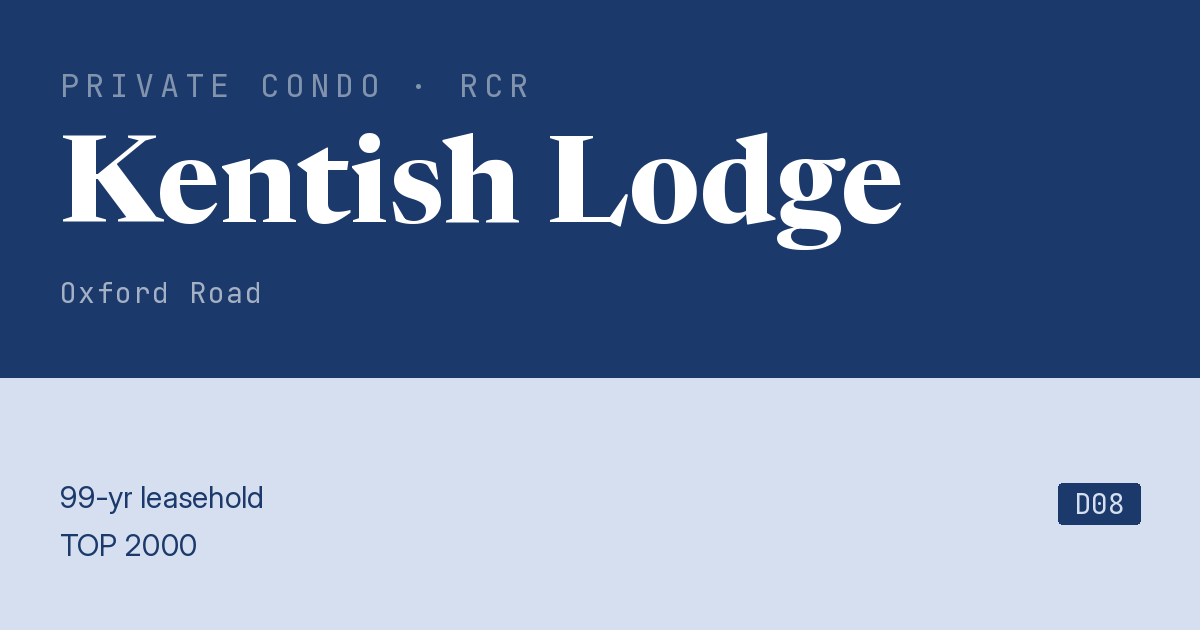 Kentish Lodge Resale | Price, Transactions, Rental & Analysis