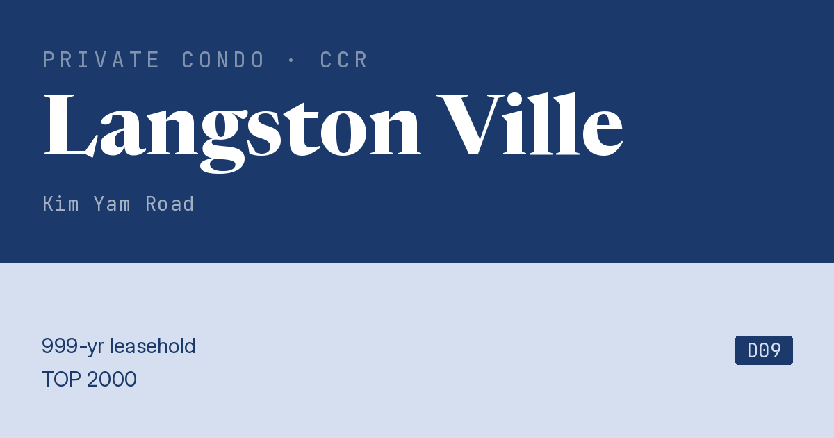 Langston Ville Resale | Price, Transactions, Rental & Analysis
