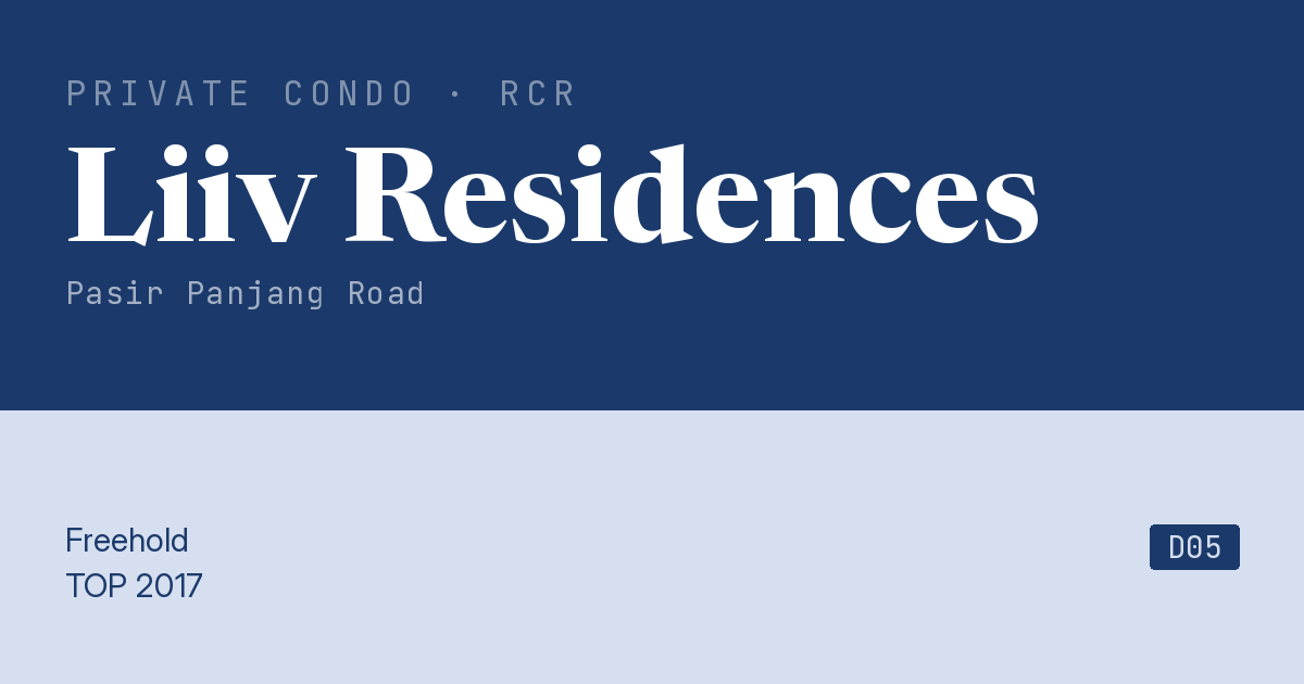 Liiv Residences Resale | Price, Transactions, Rental & Analysis