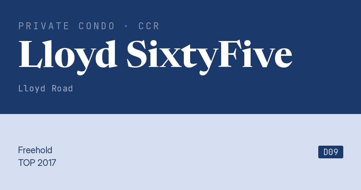 Lloyd SixtyFive Resale | Price, Transactions, Rental & Analysis