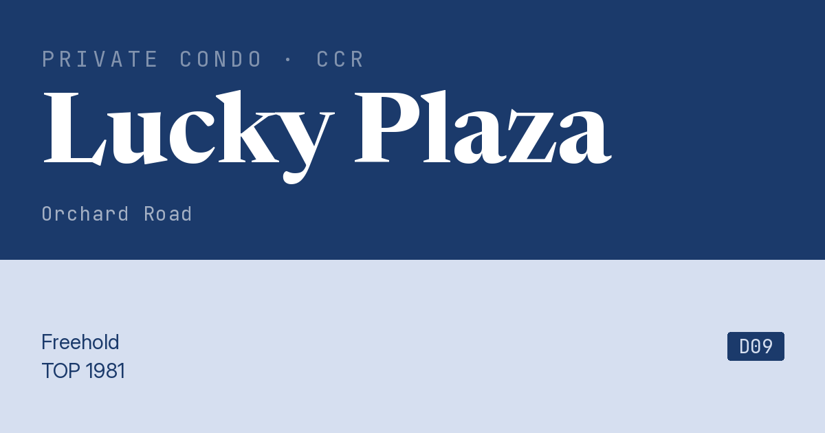 Lucky Plaza Resale | Price, Transactions, Rental & Analysis