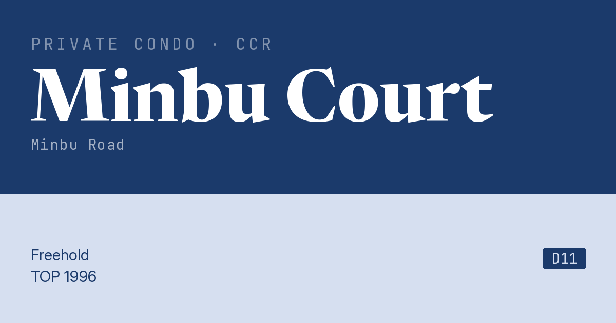 Minbu Court Resale | Price, Transactions, Rental & Analysis