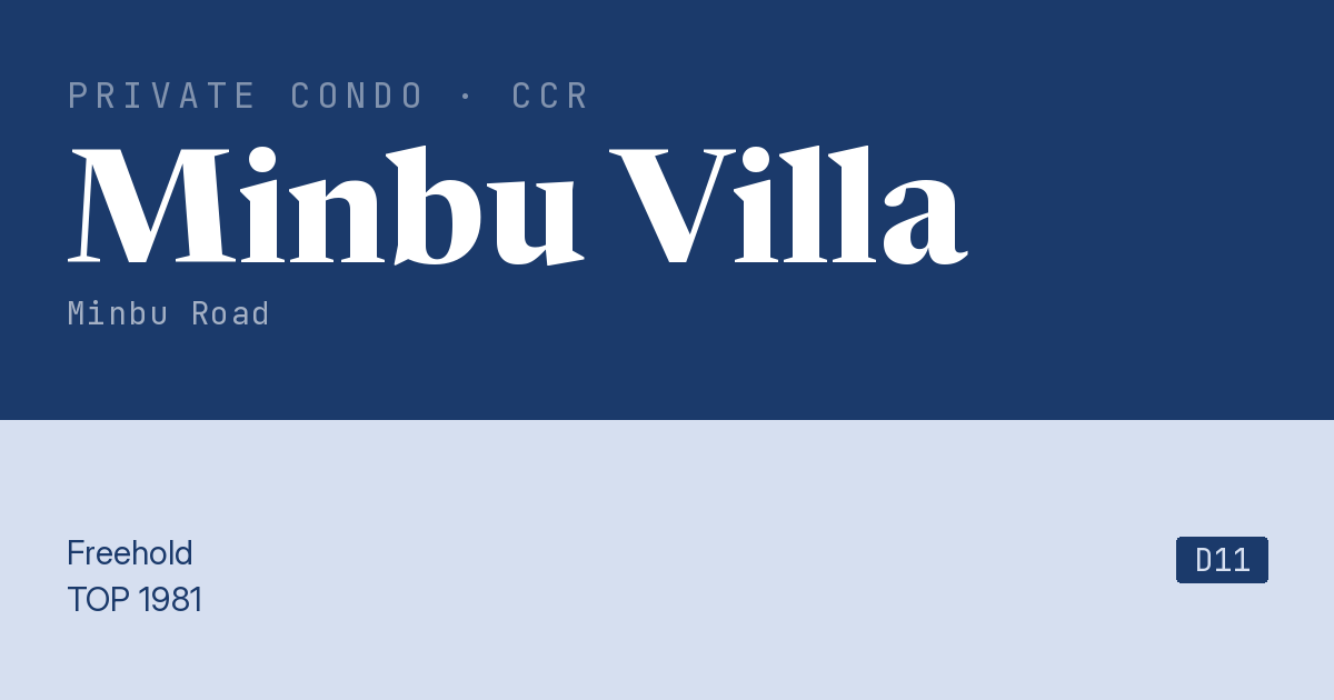 Minbu Villa Resale | Price, Transactions, Rental & Analysis