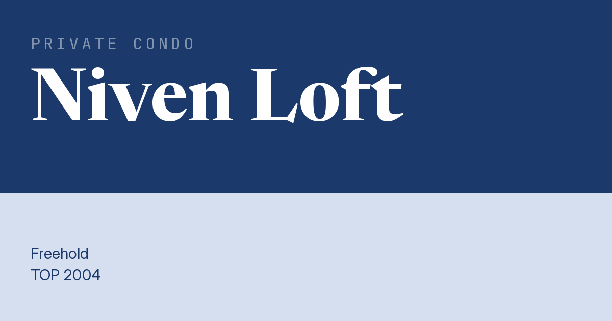 Niven Loft Resale | Price, Transactions, Rental & Analysis
