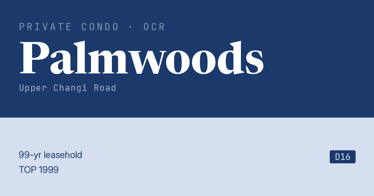 Palmwoods Resale | Price, Transactions, Rental & Analysis
