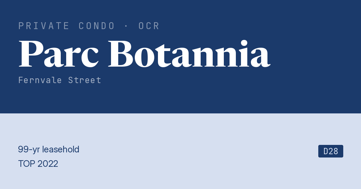 Parc Botannia Resale | Price, Transactions, Rental & Analysis