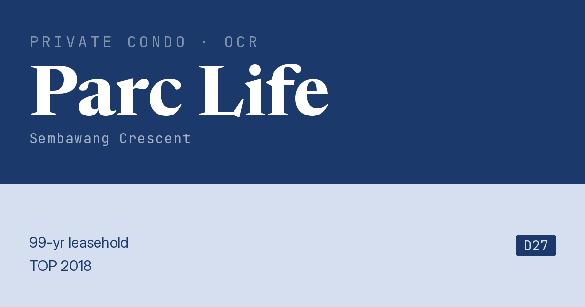 Parc Life Resale | Price, Transactions, Rental & Analysis