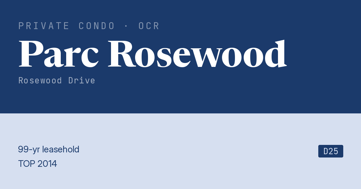 Parc Rosewood Resale | Price, Transactions, Rental & Analysis