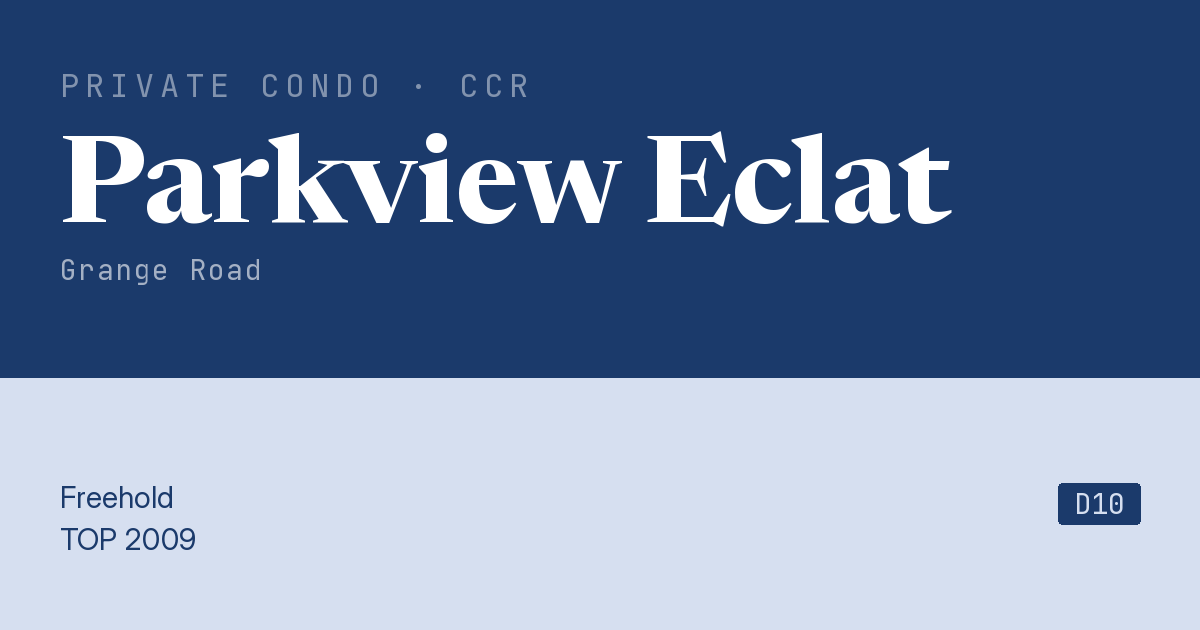 Parkview Eclat Resale | Price, Transactions, Rental & Analysis
