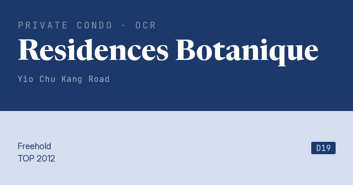 Residences Botanique Resale | Price, Transactions, Rental & Analysis