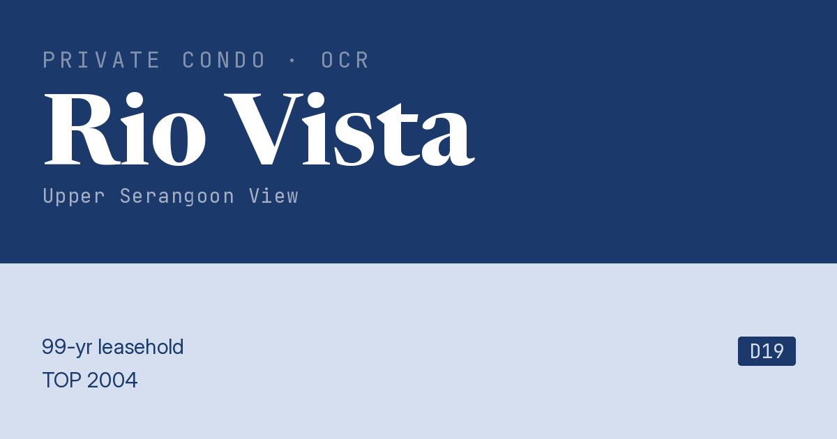 Rio Vista Resale | Price, Transactions, Rental & Analysis