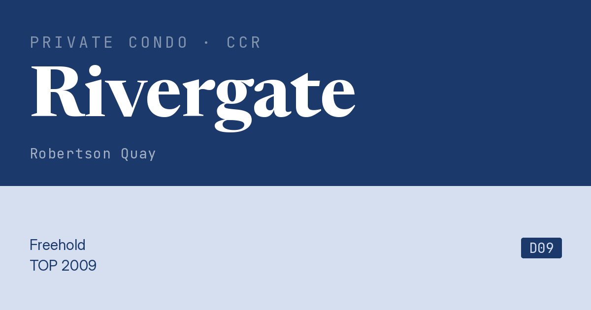 Rivergate Resale | Price, Transactions, Rental & Analysis