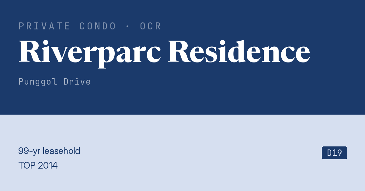 Riverparc Residence Resale | Price, Transactions, Rental & Analysis