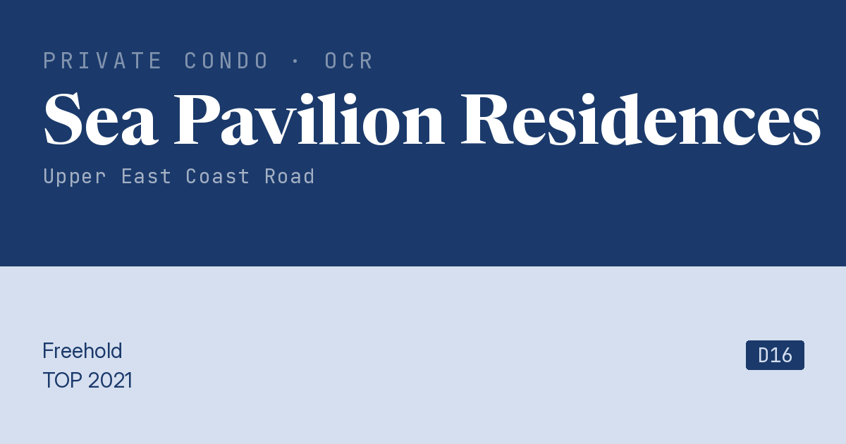 Sea Pavilion Residences Resale | Price, Transactions, Rental & Analysis