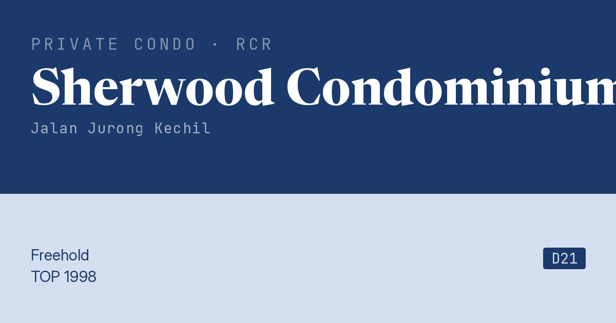 Sherwood Condominium Resale | Price, Transactions, Rental & Analysis