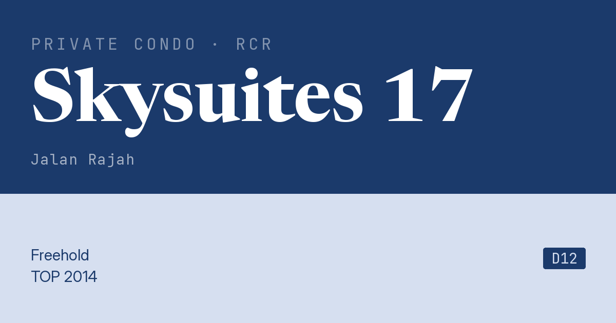 Skysuites 17 Resale | Price, Transactions, Rental & Analysis