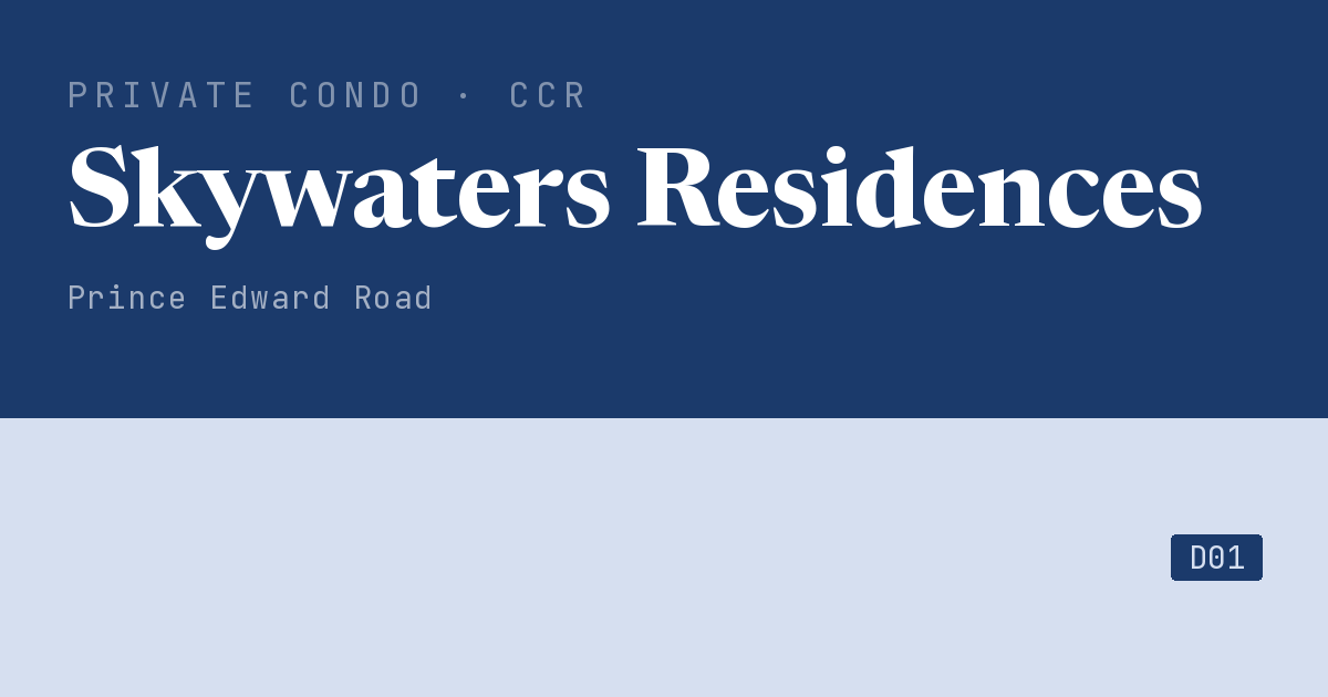 Skywaters Residences Resale | Price, Transactions, Rental & Analysis