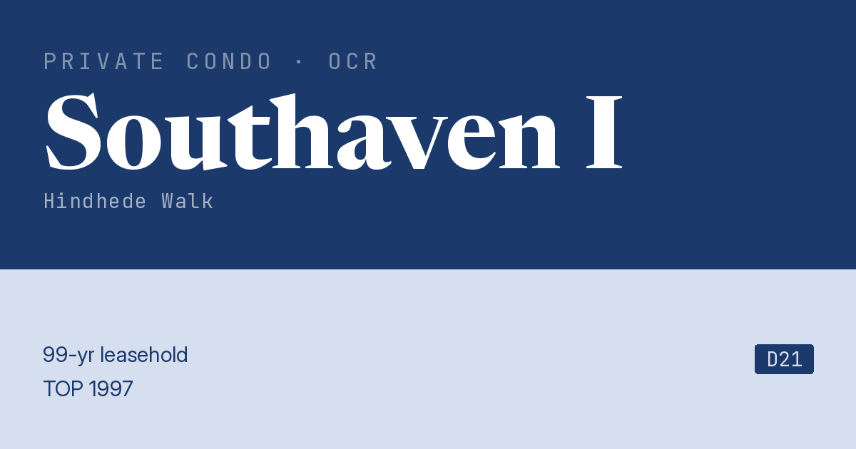 Southaven I Resale | Price, Transactions, Rental & Analysis