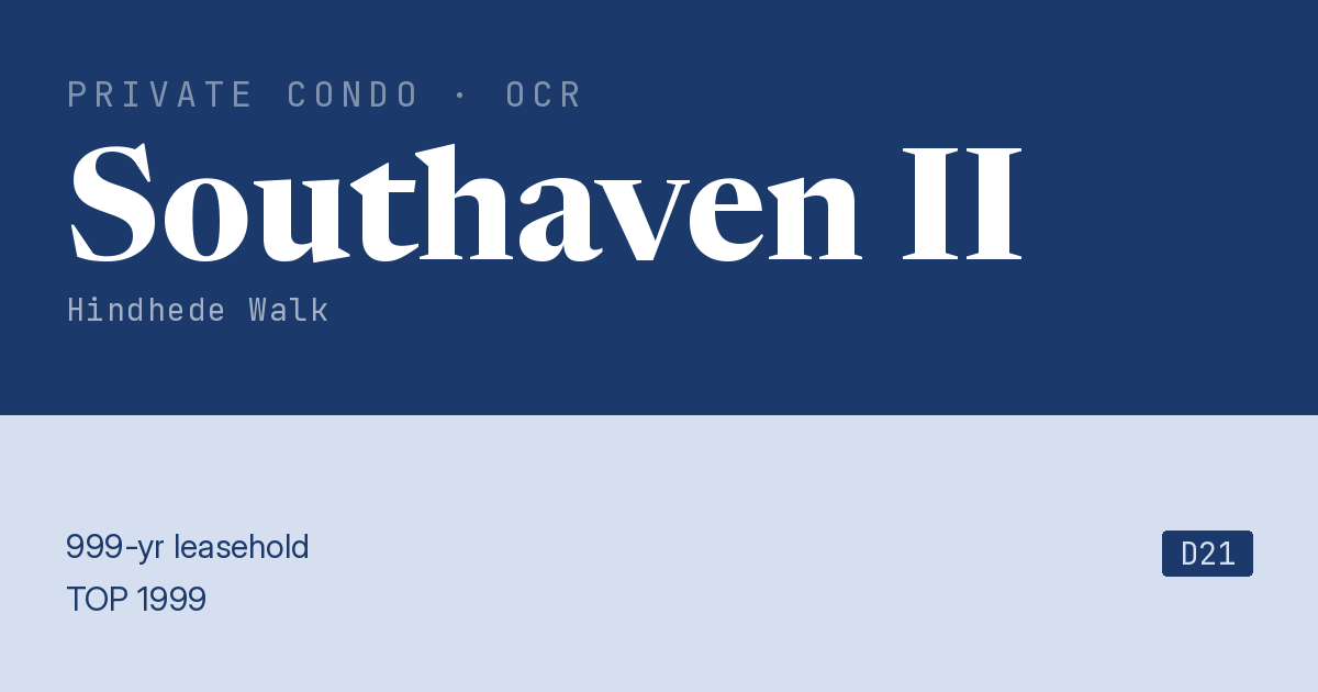 Southaven II Resale | Price, Transactions, Rental & Analysis