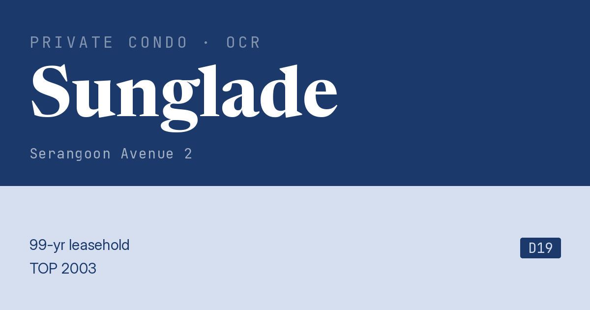 Sunglade Resale | Price, Transactions, Rental & Analysis