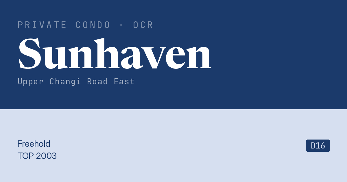 Sunhaven Resale | Price, Transactions, Rental & Analysis