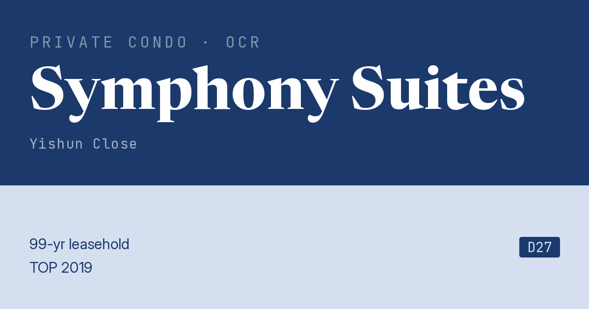 Symphony Suites Resale | Price, Transactions, Rental & Analysis