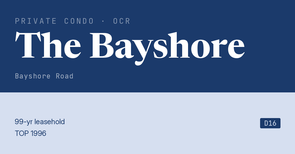 The Bayshore Resale | Price, Transactions, Rental & Analysis