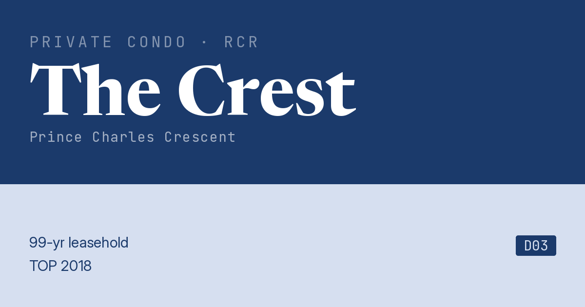 The Crest Resale | Price, Transactions, Rental & Analysis