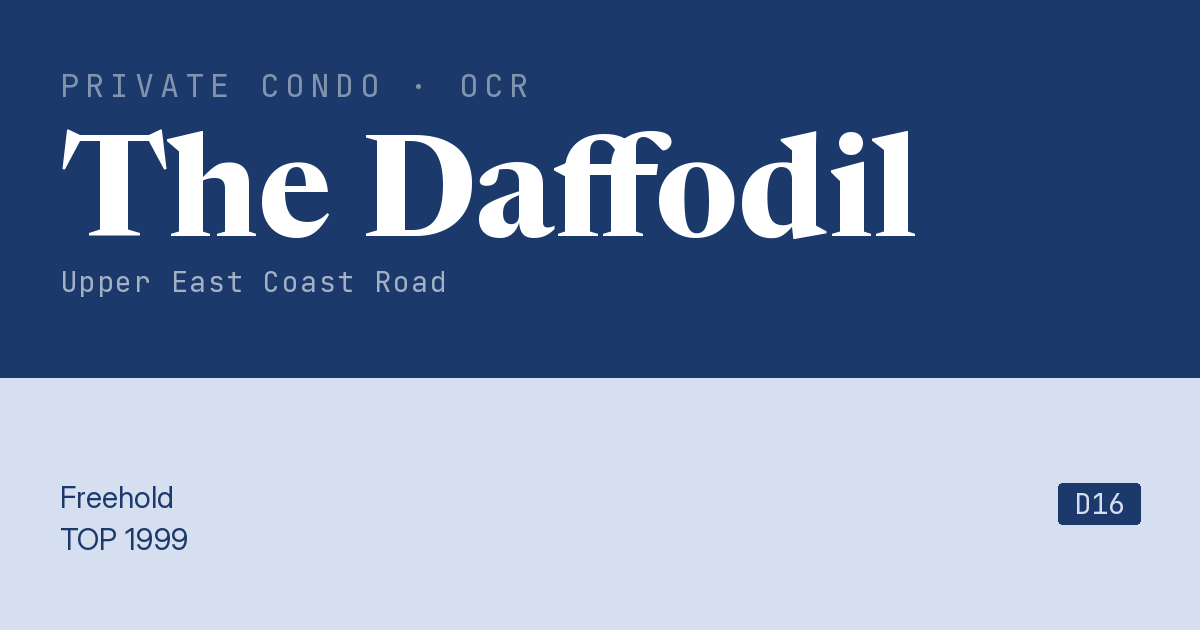 The Daffodil Resale | Price, Transactions, Rental & Analysis