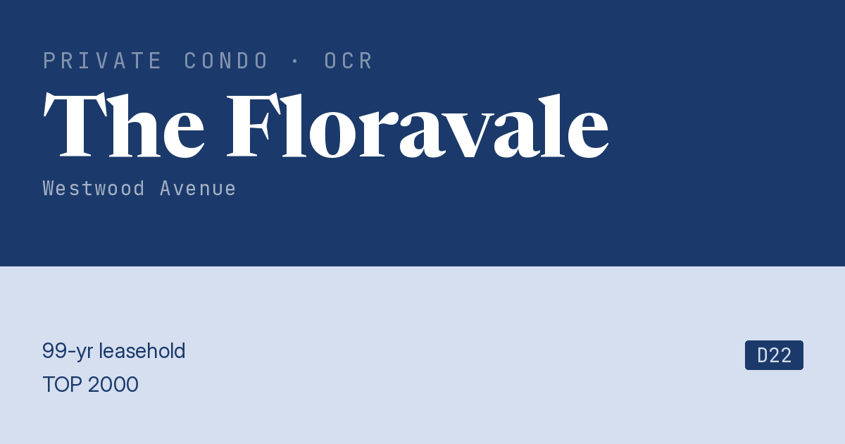 The Floravale Resale | Price, Transactions, Rental & Analysis