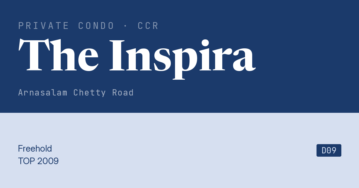 The Inspira Resale | Price, Transactions, Rental & Analysis