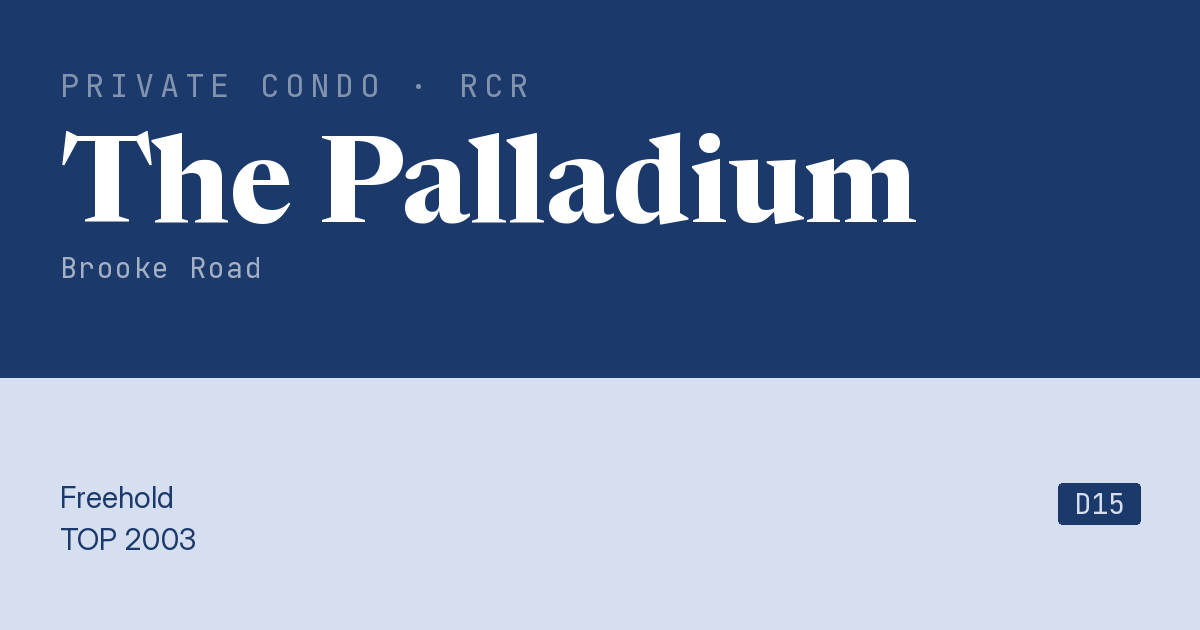 The Palladium Resale | Price, Transactions, Rental & Analysis