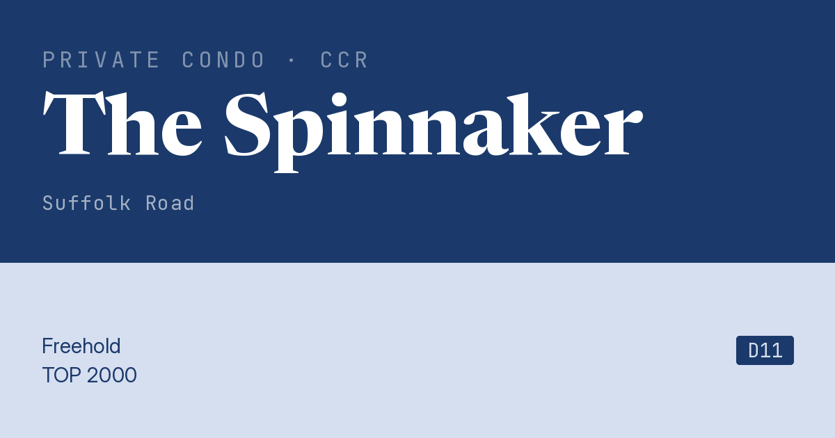 The Spinnaker Resale | Price, Transactions, Rental & Analysis