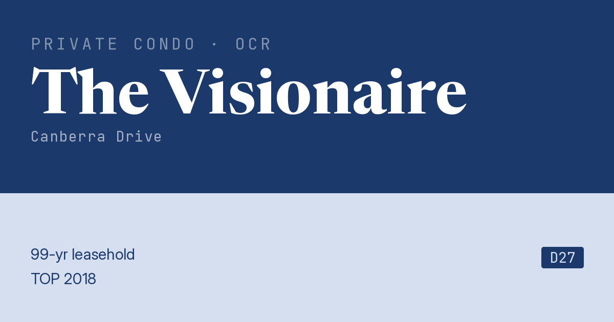 The Visionaire Resale | Price, Transactions, Rental & Analysis