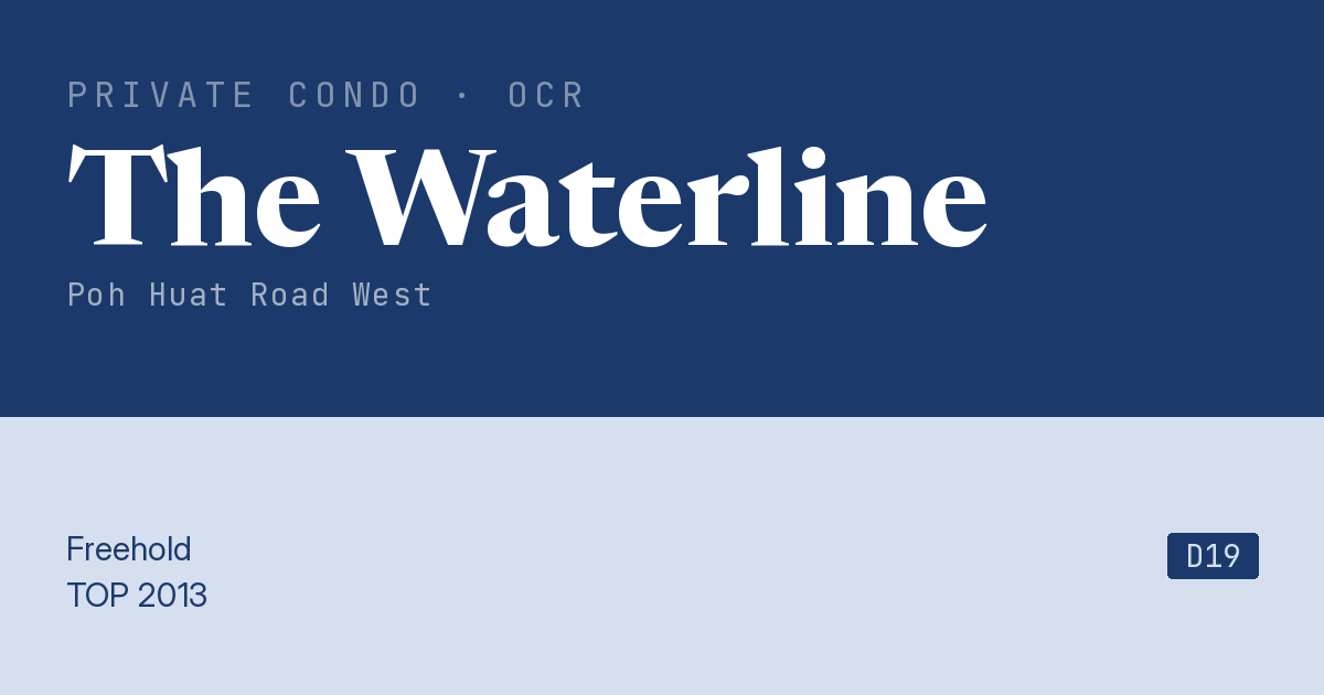 The Waterline Resale | Price, Transactions, Rental & Analysis