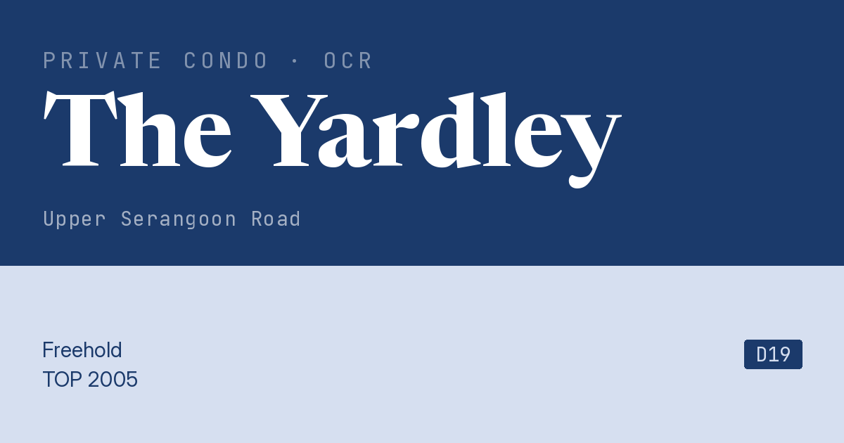 The Yardley Resale | Price, Transactions, Rental & Analysis