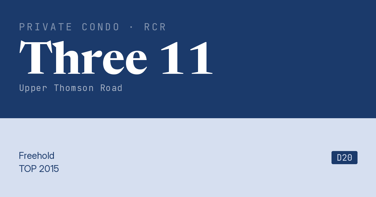 Three 11 Resale | Price, Transactions, Rental & Analysis
